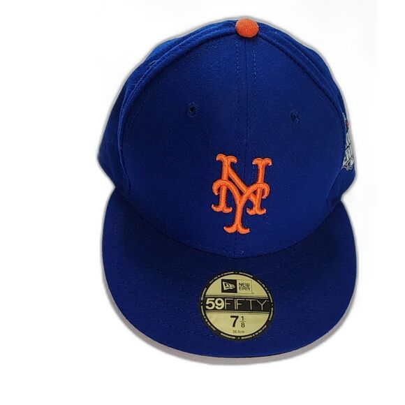 NWT New Era 59Fifty NY Mets 2015 World Series Baseball Cap Size 7 1/8 - Picture 3 of 8
